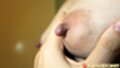Fondling breasts thick nipples