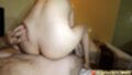 Riding cock reverse cowgirl position