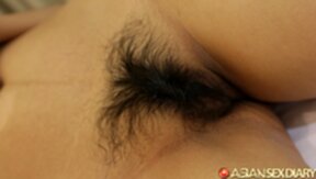 My B strips bra and panties and gets fucked and creampied