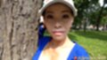 Wearing baseball cap