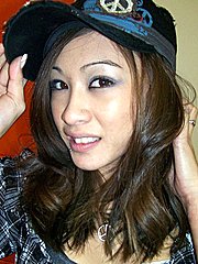 Long Auburn Hair Wearing Hat Lovely Eyes