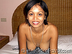 Filipina Women Leaning Forward