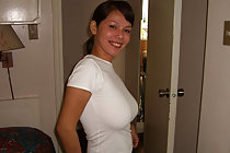 Big tit Filipina Rosemarie Castillo posing in tshirt and nude