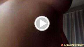 Breasty Tun nude in high heels licking and sucking cock