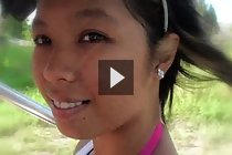 Cute Filipina Trixie picked up on roadside and fucked