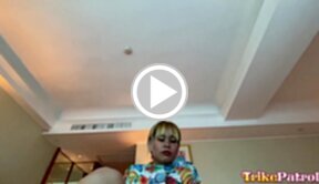 Mia Vasquez on all fours masturbating and giving handjob